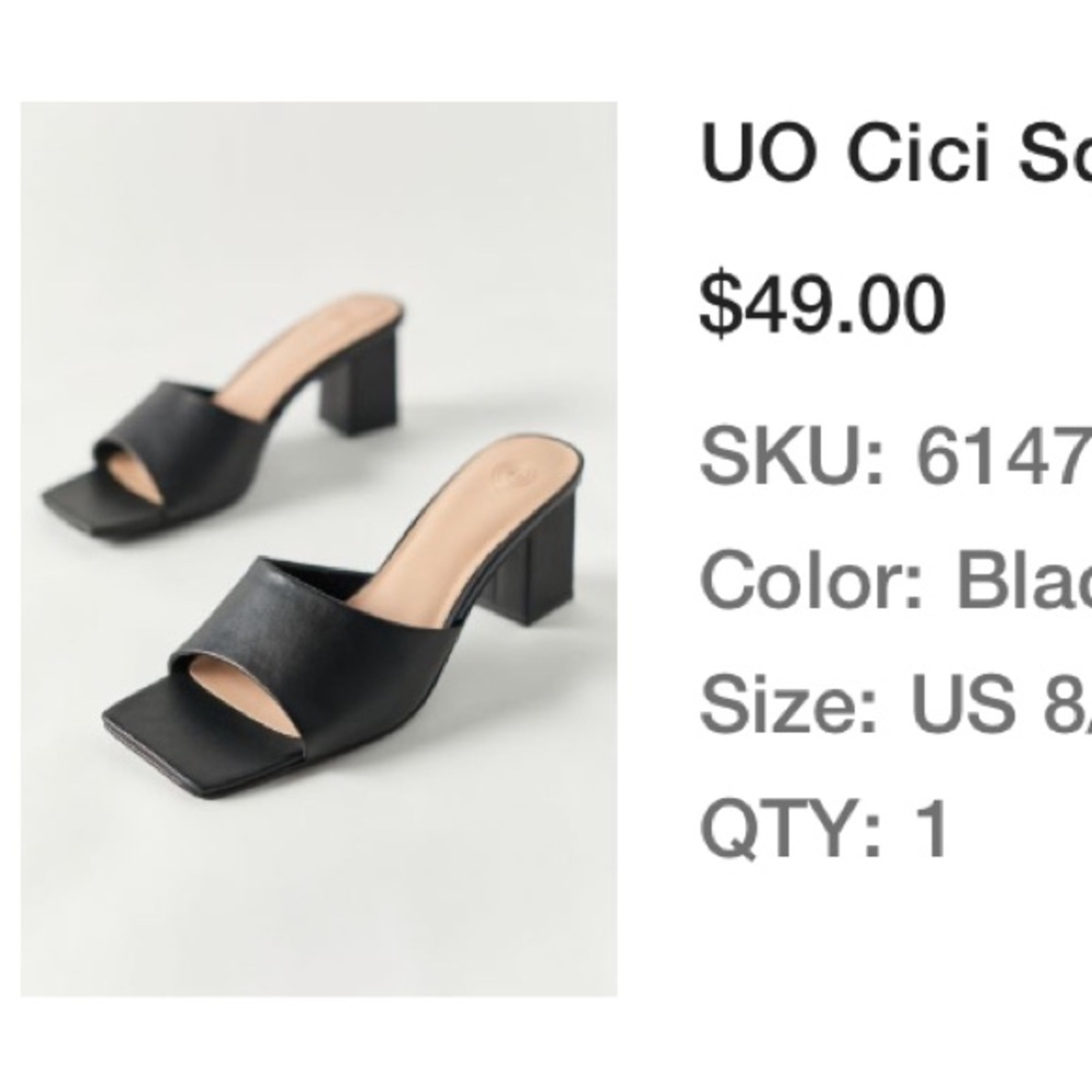 Black kitten heels